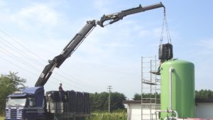 servizi movimentazione materiali filtranti